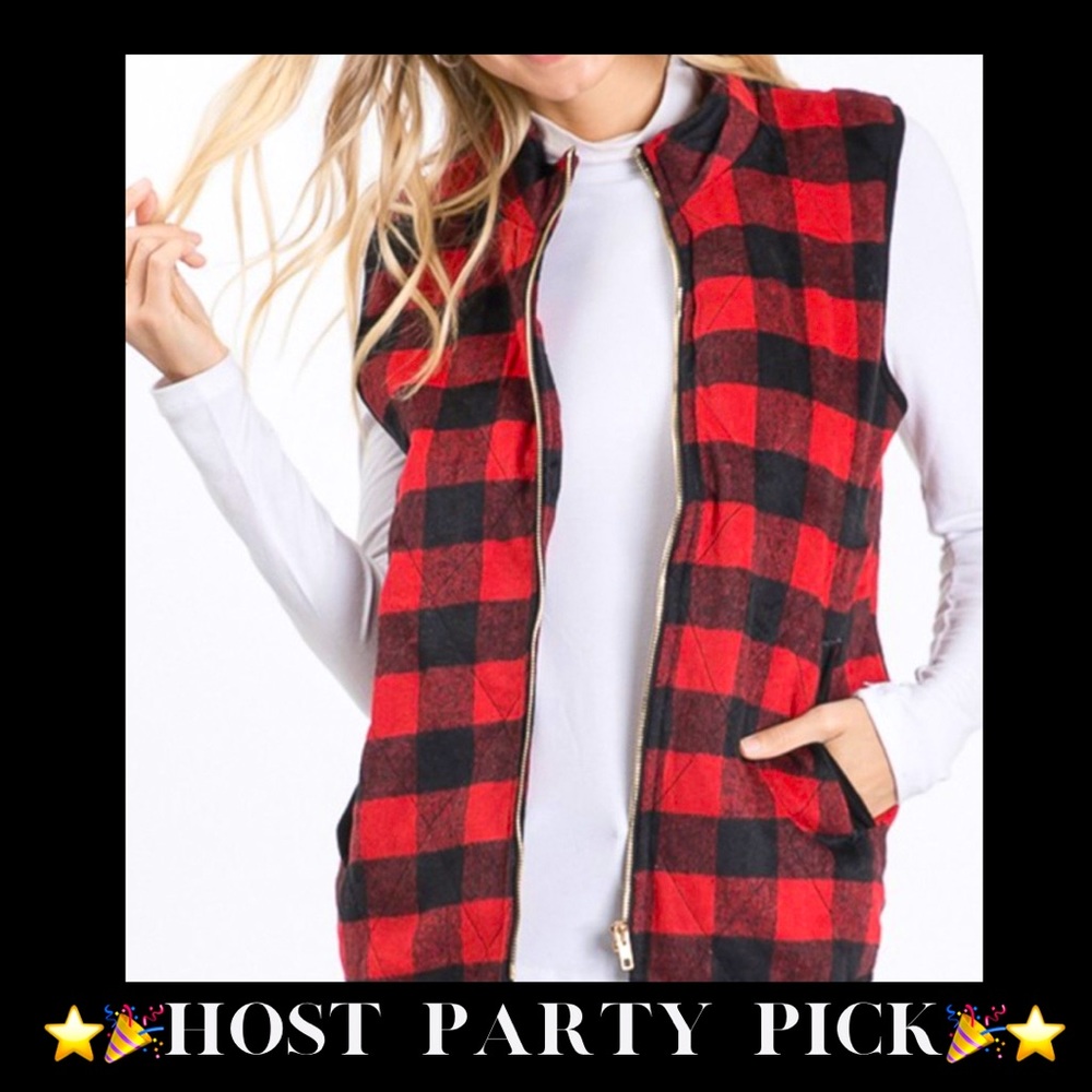Buffalo Plaid Vest